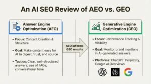 GEO AEO and LLM optimisation for AI search